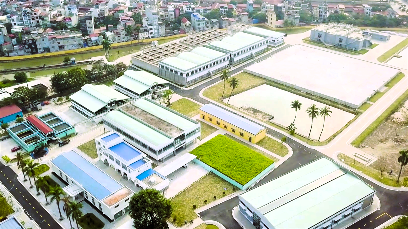 CONSTRUCTION OF FACTORY, FACTORY, INDUSTRIAL PARK